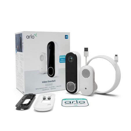 Arlo Essential Video Doorbell 2K & – AVDK4001-100PES